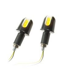 Motorcycle Universal Handlebar - LED Indicator Rondo Black 7/8 " +1 " E - Tested