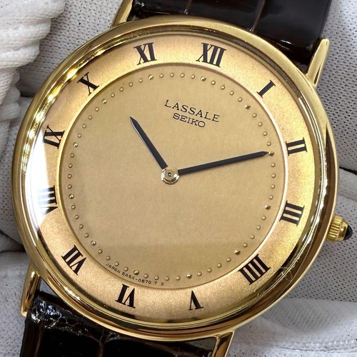 Seiko lassale quartz - gold, dial
