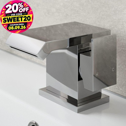 Waterfall basin mixer - mixer, tap