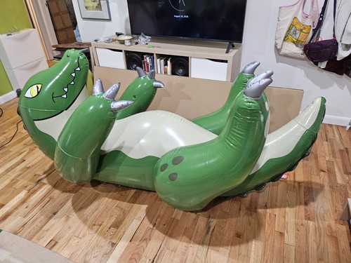 Squeakitty toys laying - toys, gator