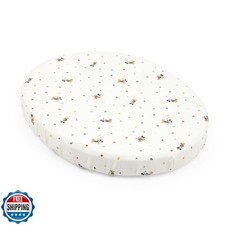 Stokke Sleepi Mini Fitted Sheet V3, Mickey Celebration - Compatible with Slee