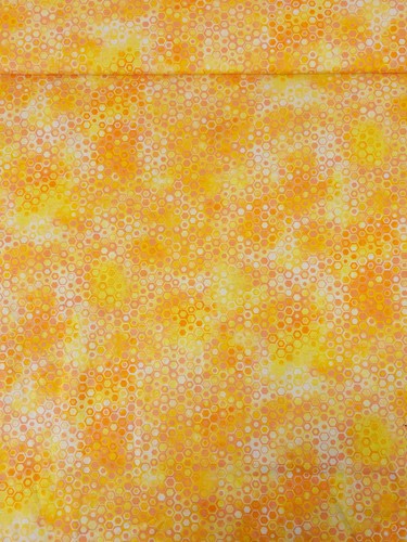 Sunny orange hexagon - orange,