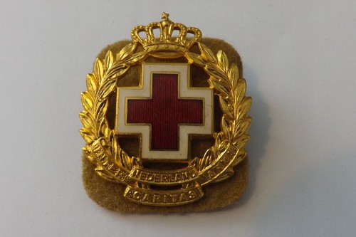 Military badge dutch - army, red