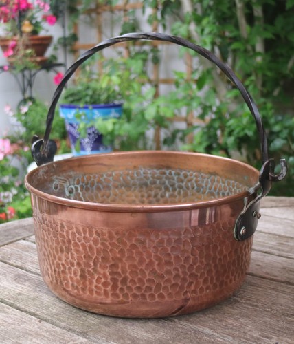 Vintage french hammered copper - vintage,