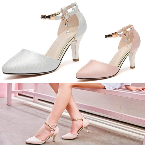 Womens ladies low - low, heel