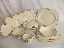 Alfred Meakin Marigold Princess Shape BALMORAL original Art Deco pottery 8K6A #