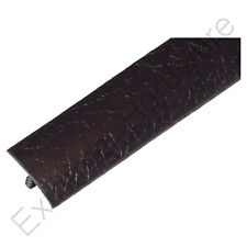 Black Leather Texture 3/4" 18mm T-Molding Plastic Edge Trim Arcade Machine