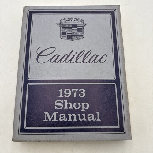 Cadillac service shop manual - cadillac,