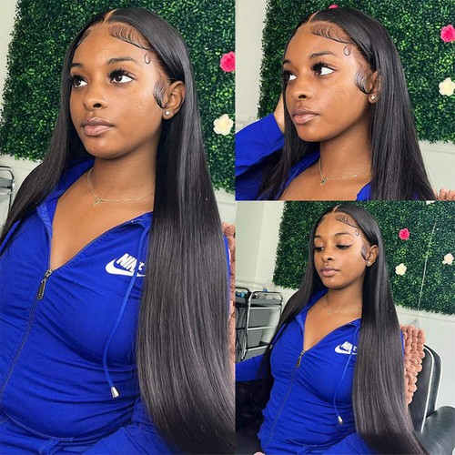 Straight human hair wig scalp - human,