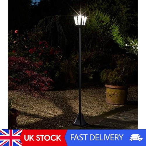 Victorian solar lamp post - lamp,