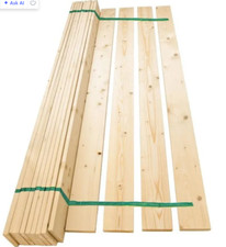 Wooden Bed Slats King Size Bed Slats 5FT= 152cm Replacement Mattress Bed Slats