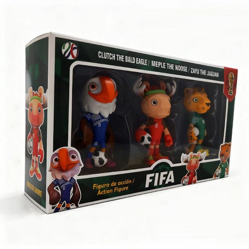 2026 world cup mascot figurine - world,