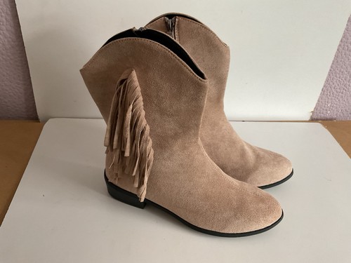 Beige faux suede - beige,