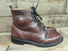 Vintage BMW Leather Ankle Boots Size 8.5 EU 42 1997 Italy