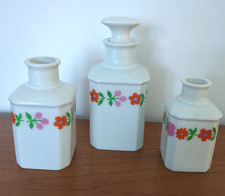 3 Vintage Ceramic Bottles