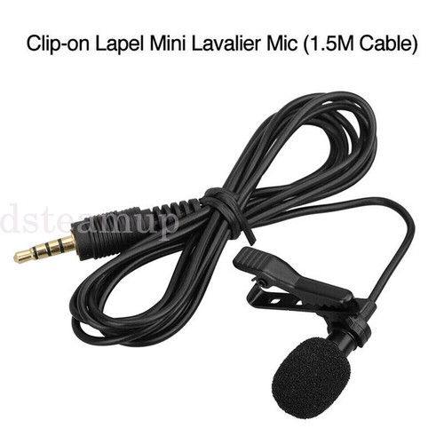 5mm lavalier mini clip - 3.5mm, clip-on