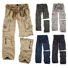 SURPLUS Raw Vintage Royal OUTBACK Trousers Cargo ZIP OFF Trousers & Shorts in One