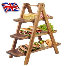 3 Tier Wooden Serving Platter
