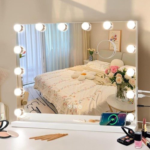 Hollywood vanity mirror with - hollywood,