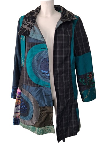 Desigual patchwork coat - patchwork,