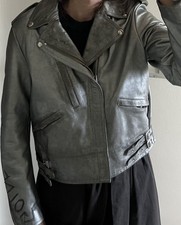 Authentic Golden Goose Biker Leather Jacket – M – Retail Price $1,480.