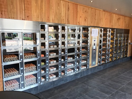 Vending machine farm produce - vending,