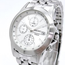 Seiko 7T92 0LH0 Analog Quartz Chronograph Watch 3 Hands for Men New Battery