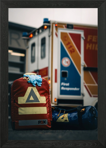 Emergency backpack paramedic - emergency,