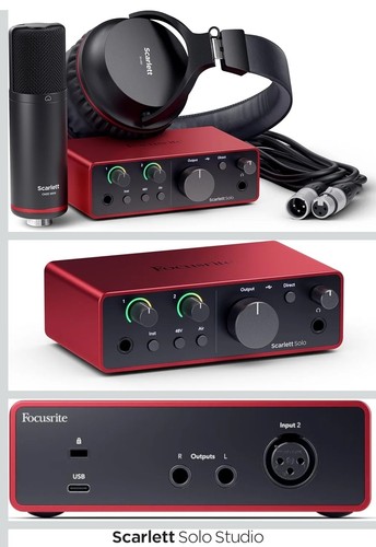 Focusrite scarlett 2i2 - scarlett, usb