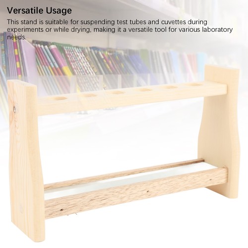 Wooden test tube rack - .›wooden,