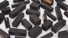 African Blackwood Woodturning or Wood Carving Spindles / Squares Blanks