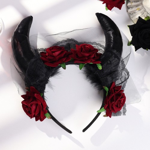 Halloween cow horns - horns, headband