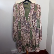 Zara Green Frilled Dress