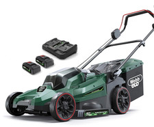 Webb Eco WEV20X2LM43B4X 40V 43cm (17″) Rotary Battery Lawnmower (2 x 4AH)