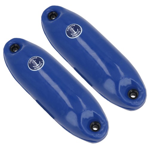 Boat fender blue - boat, anchor
