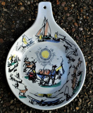 Stavangerflint Norway Plate Dish Wall Hanging Pan Indiginous People Wig-Wams