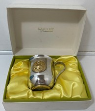Aristocrat Christening Mug Silver Plated Duck Design