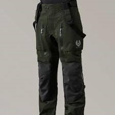 Belstaff Long Way Up - Gortex shell motorcycle trousers, size 34, olive, NEW