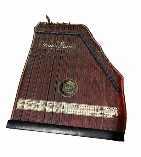 Wooden piano harp - harp, zither