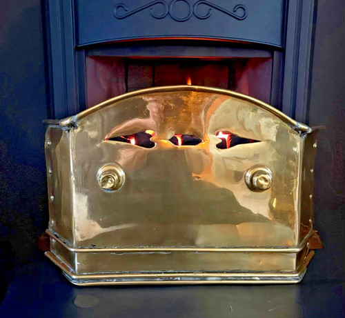 Antique solid brass - fire, ash