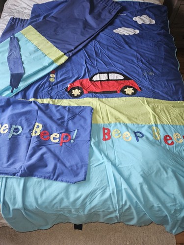 Toddler boys beep duvet - toddler,