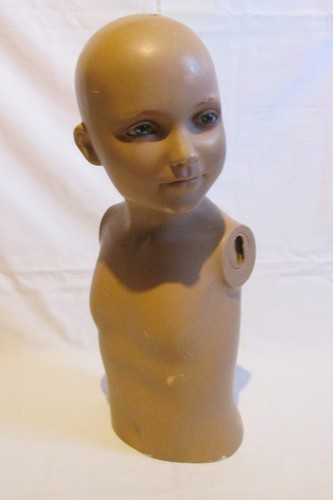 Vintage child mannequin head - vintage,