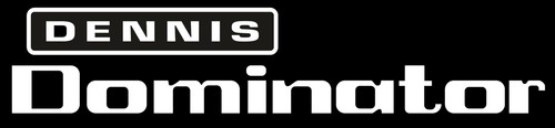 Dennis dominator bus - dennis, sticker