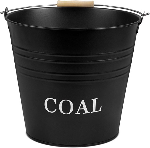 12l coal bucket with wooden - coal,