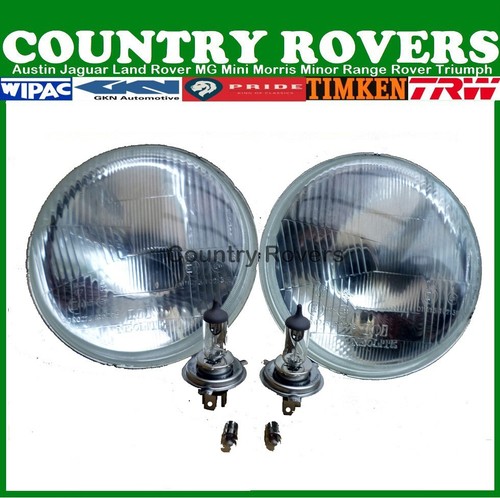 Classic car lhd headlight - car, 7"