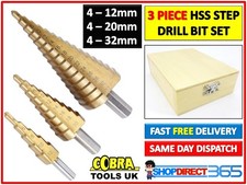 3 Pcs Large HSS Steel Step