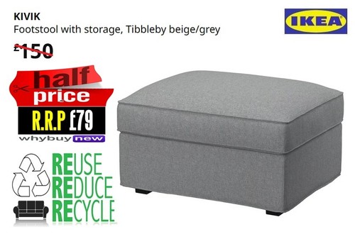 Rrp 150 ikea kivik sofa - kivik,