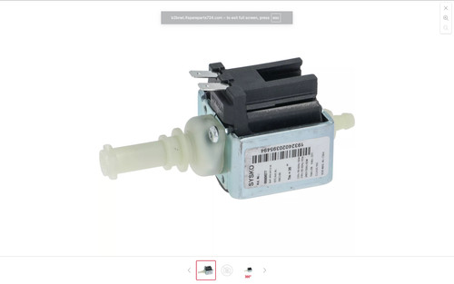Jura water pump sysko sap - water, sap.hp4