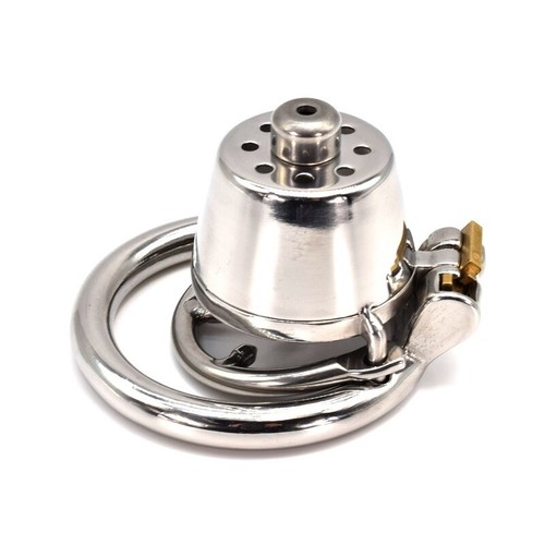 Stainless steel male chastity - stainless,