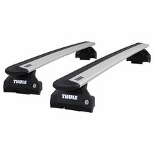 Thule Alu WingBar Evo Silver Roof Bar Set to fit Suzuki Vitara 15-25 Closed Rail